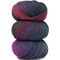 Double Helix by Living Dreams Yarn. Soft, Colorful Wool Yarn for Crochet, Knitting, Weaving. Self-Striping Sport Weight Yarn, 3 Pack, 150g